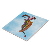 Carreau Le dragon arc-en-ciel (Côté)