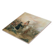 Carreau Le duc de Marlborough (1650-1722) signant le De (Côté)