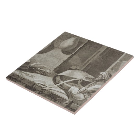 Carreau Le fabricant de panier, des arts et des commerces (Côté)