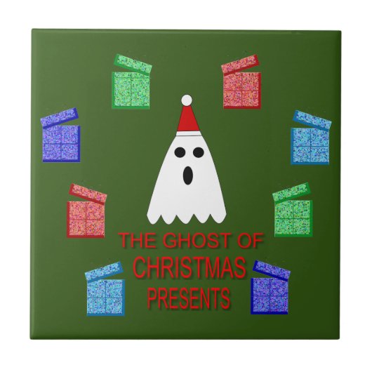 Carreau Le fantôme de Noël présente drôle (Devant)