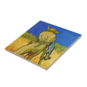 Carreau Le Faucheur (d'après Millet) par Vincent van Gogh (Côté)