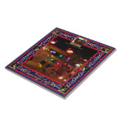 Carreau Le Flamant rose Café de Moriah (Côté)