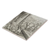 Carreau Le fort espagnol Caroline, 1565 de capture, de (Côté)