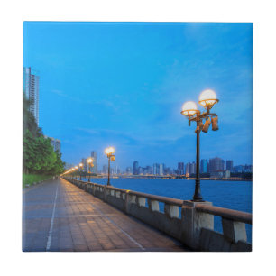 Carreau Le front de mer de Guangzhou