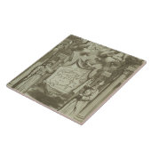 Carreau Le frontispice vers la "Chine a illustré" par (Côté)