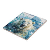 Carreau Le Gardien des glaces attentif (Côté)