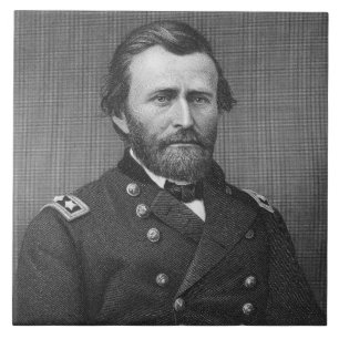 Carreau Le Général Ulysse Simpson Grant, gravé après l