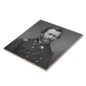 Carreau Le Général Ulysse Simpson Grant, gravé après le DA (Côté)
