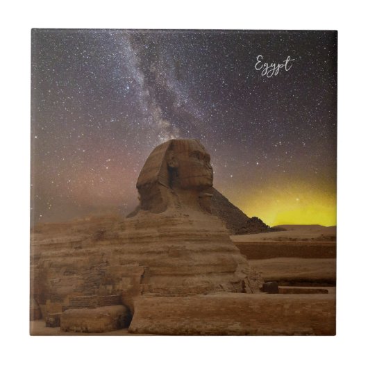 Carreau Le Grand Sphinx De Gizeh (Devant)