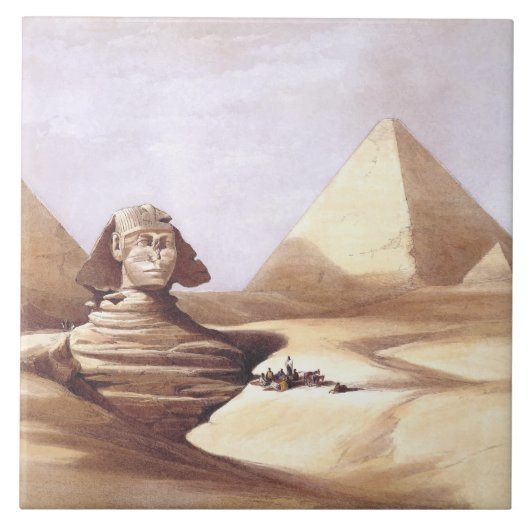 Carreau Le Grand Sphinx, Pyramides de Gizeh (Devant)
