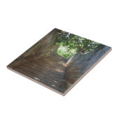 Carreau Le grès fait un pas tuile (Côté)