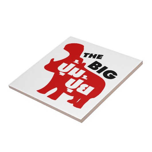 Carreau LE GROS PUM PUI décollé en langue thaï (Côté)