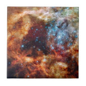 Carreau Le groupe d'étoile orange et bleue avec le (Devant)