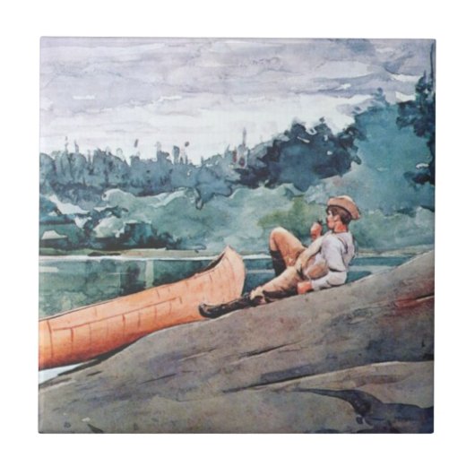 Carreau Le guide de la nature sauvage (par Winslow Homer) (Devant)