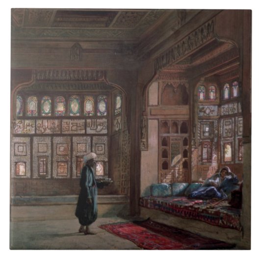 Carreau Le harem de cheik Sadat, le Caire, 1870 (Devant)