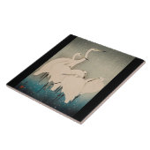 Carreau Le Japon aime les oiseaux sauvages de la neige Car (Côté)