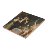 Carreau Le Jardin d'Armide (par John Collier) (Côté)