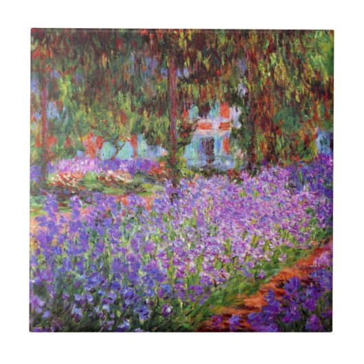 Carreau Le jardin de l'artiste chez Giverny par Monet (Devant)
