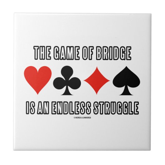 Carreau Le Jeu Du Pont Est Une Lutte Sans Fin (Devant)