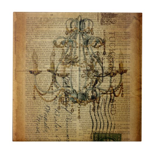 Carreau le journal scripts le lustre français de pays (Devant)