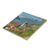 Carreau Le lac de Côme Lombardie Italie (Côté)