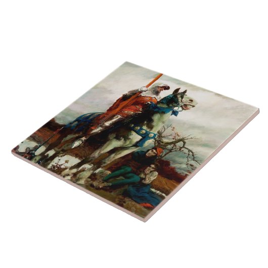 Carreau Le Lancaster à venir par Howard Pyle (Côté)