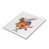 Carreau Le lapin blanc d'Alice au pays des merveilles (Côté)