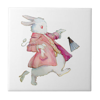 Carreau Le lapin blanc d'Alice au pays des merveilles