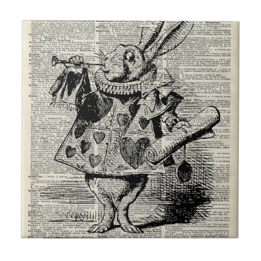 Carreau Le lapin de Whitte (Devant)