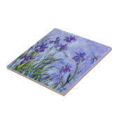 Carreau Le lilas de Monet irise la tuile (Côté)