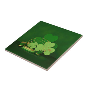 Carreau Le lutin du thème de la Saint-Patrick de SlipperyJ