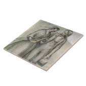 Carreau Le matin du Mariage - Le départ, vers 1846 (Côté)