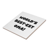 Carreau Le Meilleur-est cadeaux noirs ou blancs d'Oma du (Côté)