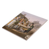 Carreau Le milieu de l'été Ève, du "costume de Yorkshire" (Côté)