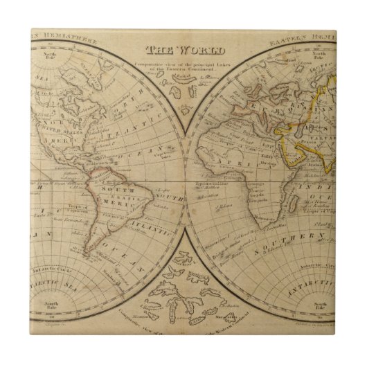 Carreau Le monde 3 (Devant)