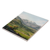 Carreau Le mont Olympe, comme vu entre Larissa et baba, p (Côté)