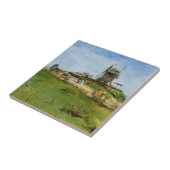 Carreau Le Moulin de la Galette par Vincent van Gogh (Côté)
