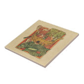 Carreau Le naufrage d'un bateau sur une baleine (Côté)