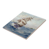 Carreau Le navire Portpatrick 1900 (Côté)