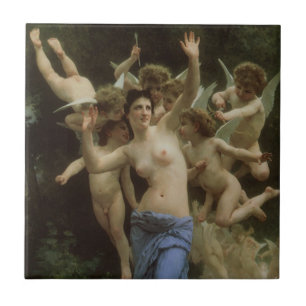 Carreau Le Nid de guêpes par William Adolphe Bouguereau