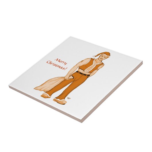 Carreau Le nouveau Père Noël - Joyeux Noël ! (Côté)