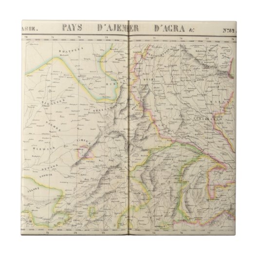 Carreau Le Pakistan, Inde 82 (Devant)