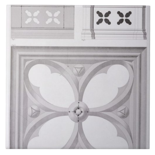 Carreau Le palais ducal, compartiments de BAL du sud (Devant)