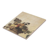 Carreau Le panier de Caravaggio du fruit (Côté)