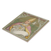 Carreau Le pape Saint Grégoire le Grand (M 067) (Côté)