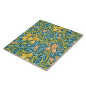 Carreau Le papier peint d'iris a conçu 1887 (Côté)