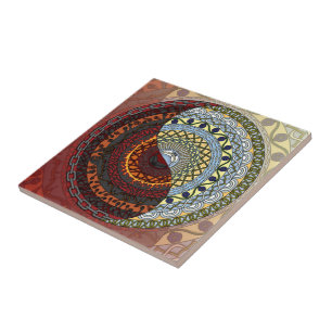 Carreau Le paradis et l'enfer