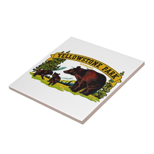 Carreau Le parc Yellowstone (Côté)
