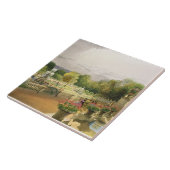 Carreau Le Parterre, Chambre de Harewood près de Leeds, (Côté)