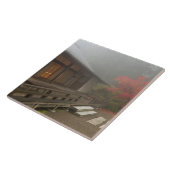 Carreau Le pavillon du jardin japonais de Portland (Côté)